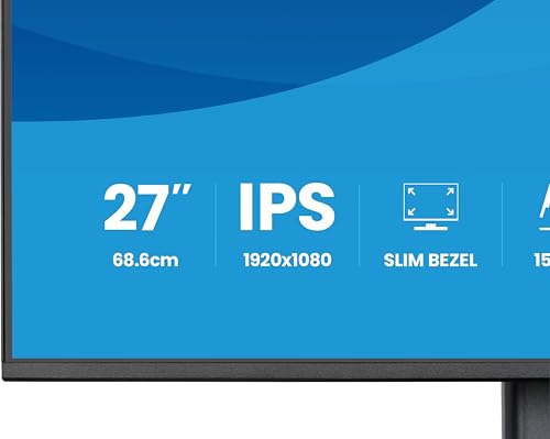iiyama Prolite XB2791HS-B1 Full-HD IPS-Monitor | 68,6 cm, 27", 120Hz, HDMI, DP, Adaptive Sync, Höhenverstellung, Lautsprecher, Kopfhöreranschluss, Energieklasse C, schwarz
