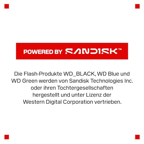 WD_Black SN8100 1 TB PCIe 5.0x4 NVMe M.2 SSD mit Kühlkörper (Lesegeschwindigkeiten von bis zu 14.900 MB/s, Schreibgeschwindigkeiten von bis zu 11.00MB/s, TLC 3D CBA NAND) - Powered by SANDISK
