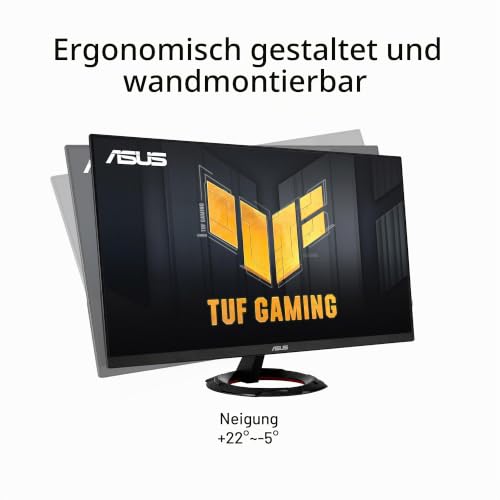 ASUS TUF Gaming VG279Q3R 27 Zoll Full HD Fast-IPS 180Hz Monitor | 1 ms, G-Sync, FreeSync, Adaptive Sync, ELMB, GameFast Input, 1920 x 1080, DisplayPort, HDMI, Lautsprecher