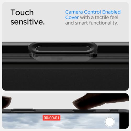 Spigen iPhone 16 Pro Hülle Ultra Hybrid T MagFit - Frost Black | Kompatibel mit MagSafe, Kamerasteuerung, Air Cushion Tech, Anti-Yellowing, Military-Grade Schutz, Spigen Original Serie