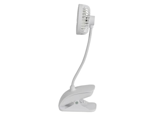 Bo-Camp - Tischventilator mit Klemme - Flex - ABS - Weiß
