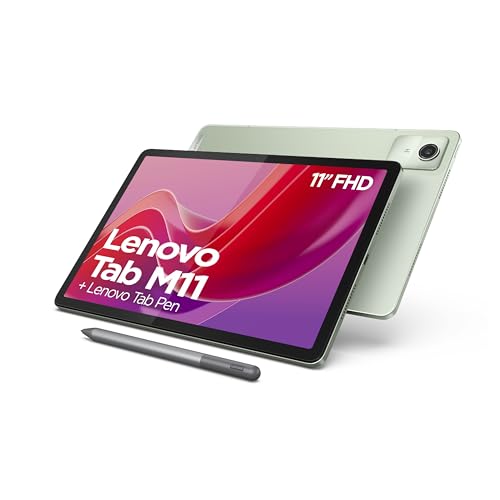 Lenovo Tab M11 | Tablet | 11'' | 8GB | 128GB | Android | Grün | 11''Zoll WUXGA Display | Touch | MediaTek Helio G88 | 8GB RAM | 128GB Speicher | Android 13 | WiFi5+BT5.1 | Grün | inkl.Stift