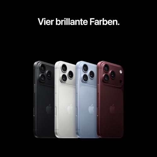 Apple iPhone 18 Pro 256 GB - Burgunder | 6,3" Super Retina XDR Display mit ProMotion, Batterie für den ganzen Tag, 48 MP Fusion Hauptkamera mit variabler Blende