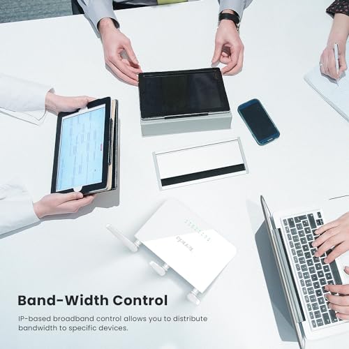 Tenda F3 N300 WLAN Router, 300Mbit/s, nur 2,4GHz, 3 * 5dBi Externe Antennen, 3 LAN/WAN-Port, Kindersicherung, Gastnetzwerk, Access Point Modus, Keine DSL-Funktion, für Wohnung mit 1-2 Zimmern, Weiß