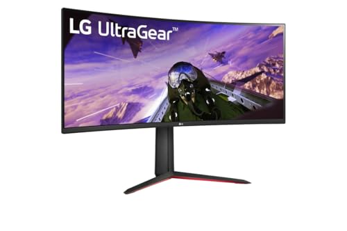 LG, 34 Zoll, Ultragear™ UWQHD Curved Gaming Monitor, 34GP63AP-B.AEU, 3440 x 1440, 21:9, 5 ms GtG, 160 Hz, HDR10, Motion Blur Reduction, AMD FreeSync™ Preminum- Schwarz