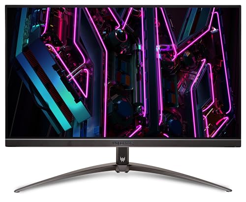 Acer Predator XB273KV3 Gaming Monitor 27 Zoll (68,6 cm) 4K 160Hz | 27 Zoll (69 cm Bildschirm) 4K, 160Hz, 1ms/0.5ms (GTG, Min.), HDMI 2.1, DP 1.4, höhenverstellbar, Pivot