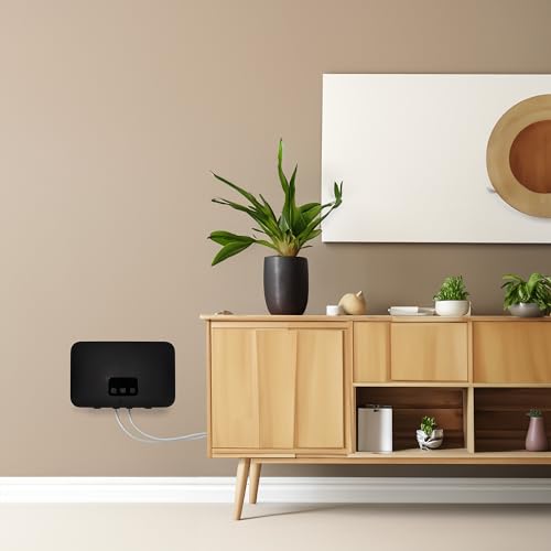 Wandhalterung für Telekom Speedport Smart 4 Plus, 4R, 4R 2, Router WLAN Halterung Halter Wandhalter mit Kabelmanagment inkl. Befestigungsmaterial - Made in Germany