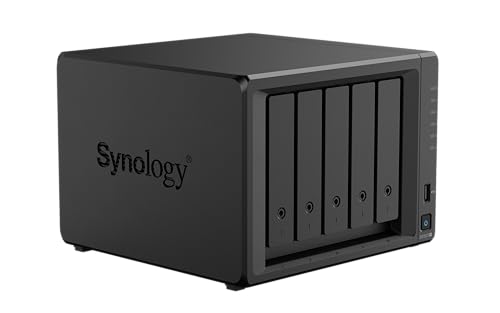 Synology Erweiterbares NAS-Kit mit 5 Schächten, DS1525+ AMD RyzenCPU mit 8 GB Speicher, 2,5 GbE Standardbenutzer, inländischer autorisierter Händler, Field Lake, Telefonunterstützung, DiskStation