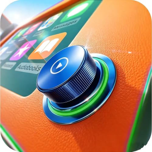 für Apple Carplay Wireless Adapter, 2.Generation, Schnelle Auto-Verbindung, Plug&Play, Stabiler Mini Wireless Carplay Adapter, Car Play Kabellos Dongle für GPS-Geräte mit Navigation (blau)