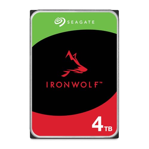 Seagate 4TB IronWolf Interne NAS-Festplatte | SATA 6 Gb/s (ST4000VNZ06)
