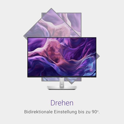 Dell P2425H 24 Zoll Full HD (1920x1080) Monitor, 100Hz, IPS, 5ms, 99% sRGB, USB-C, DisplayPort, HDMI, VGA, 4X USB, 3 Jahre Garantie, Schwarz