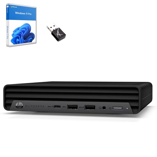 HP EliteDesk 800 G Intel i5 Business Office Multimedia Computer mit 24 Monaten Garantie! USB 3.0 | WLAN | Windows 11 Prof. 64-Bit inkl USB Stick (800 G6 | 16GB RAM | 512GB SSD | W11 Pro)