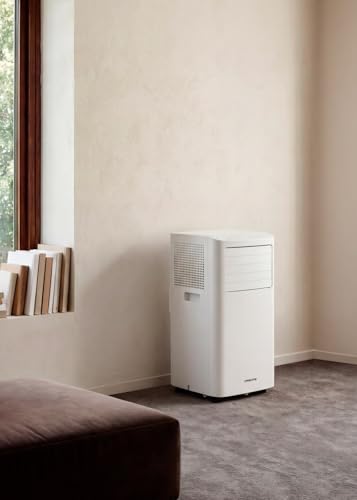 CREATE/SILKAIR DUAL CONNECT 12000/4-in-1-WLAN-Klimaanlage mit Wärmepumpe, 12000 BTU/Mit Befestigungsset für Schiebefenster, bis zu 26m², 56L, Zeitschaltuhr, 1350W
