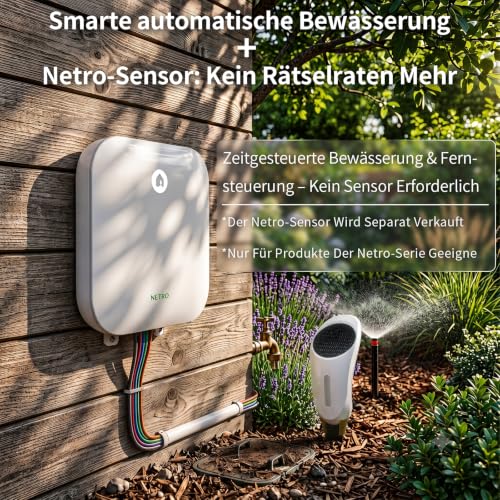 Netro Sprite 6 Zonen Bewässerungscomputer WLAN App-Steuer Für Rasen Garten