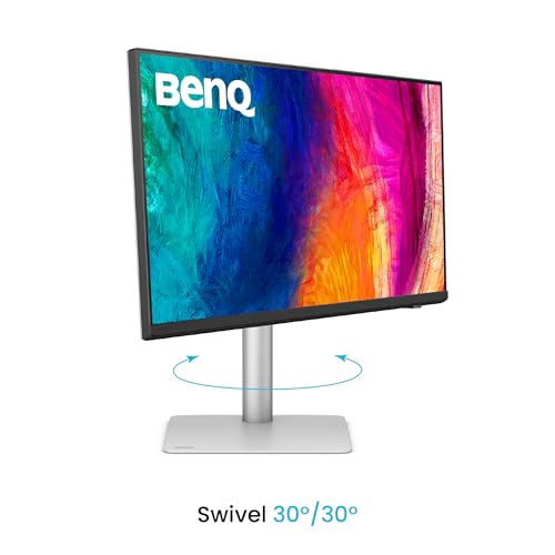 BenQ PD2730S 27Zoll 5K-Monitor, 90W Thunderbolt 4, 218 PPI, 98% P3, 2000:1 Kontrast, Nano Matte Panel, Daisy Chain, KVM, höhenverstellbar, Mac-kompatibel, für 3D-Artists, VFX-Animatoren, Game Designer