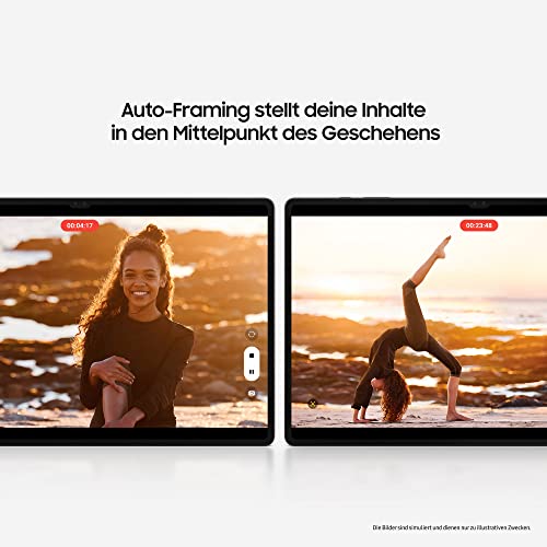 Samsung Galaxy Tab S8+, 12,4 Zoll, 128 GB interner Speicher, 8 GB RAM, Wi-Fi, Android Tablet inklusive S Pen, Graphite, inkl. 36 Monate Herstellergarantie