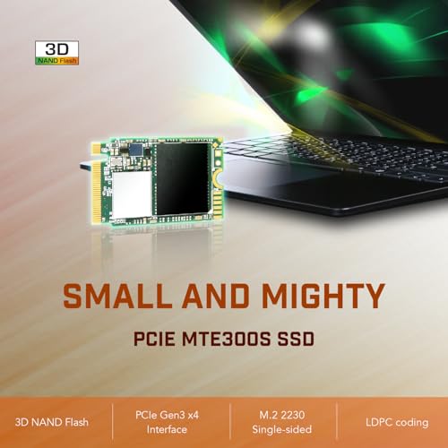Transcend 256GB MTE300S PCIe 2230 SSD, 2000MB/s für Steam Deck, Surface Pro