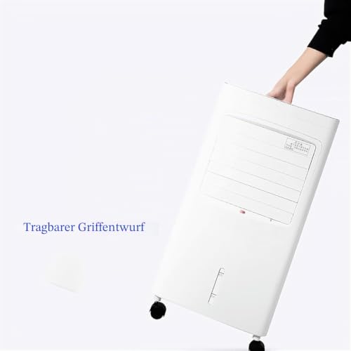 Tragbarer Verdunstungskühler mit Fernbedienung – Energieeffiziente mobile Kühl- und Heizeinheit für Zuhause, Büro und Außenbereich