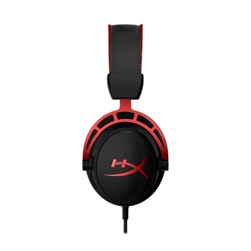 HyperX Cloud Alpha Kabelgebundenes Gaming Headset mit Dual-Chamber Sound | Kompetitives Gaming, Doppelkammer-Treiber, Reduzierte Verzerrungen, Ausgewogene Audiowiedergabe