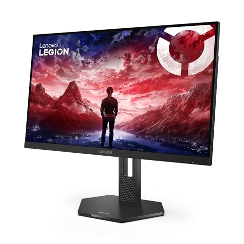 Lenovo Legion 27QD-10 | 27" QHD Gaming Monitor | 240 Hz | 0.5ms | Gaming | 2560x1440 | 2K Auflösung | HDMI 2.1 | DisplayPort | Höhenverstellbar | Entspiegelt | AMD FreeSync Premium | Schwarz