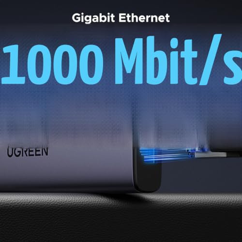 UGREEN USB C Hub Ethernet, Docking Station 4K HDMI, PD100W, 3*USB A 3.0 | Revodok 1061 USB C Dock kompatibel mit iPhone 17/16, MacBook Pro M4, Mac mini M4, iPad, Surface, Galaxy S24, Steam Deck