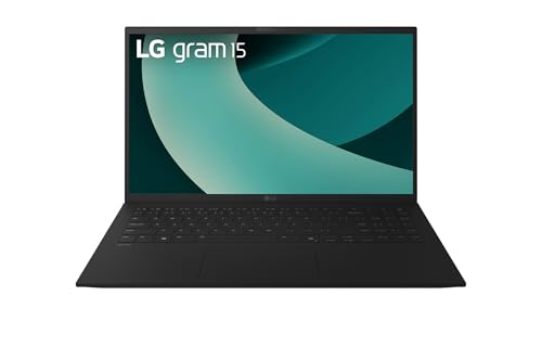 LG gram 15 15Z80T-G.AU75G (15,6 Zoll) IPS Notebook, AMD Ryzen™ AI 7 350, 16GB RAM, 512GB SSD, AMD Radeon™ 860M, federleicht (1,290 kg), 72 Wh, Schwarz