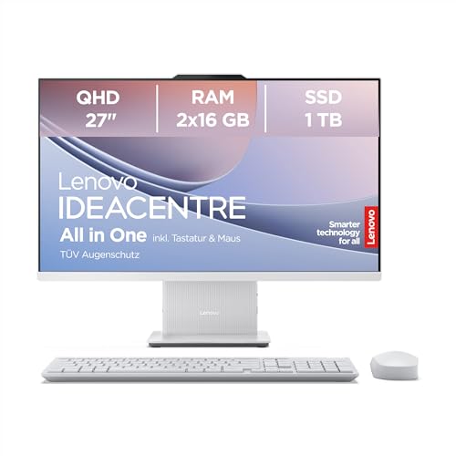 Lenovo All in One IdeaCentre, 27", i7-240H, 32GB, 1TB + Seagate External HDD One Touch 5TB
