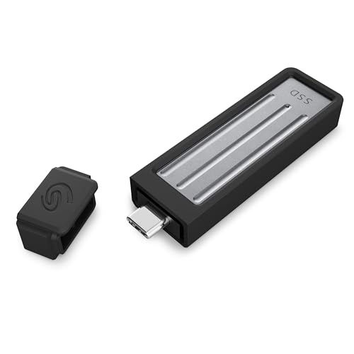 Seagate Ultra Compact 2TB, Externe SSD, 1000MB/s, USB 3.1 Typ C, inkl. Data Rescue Service (STMX2000400)