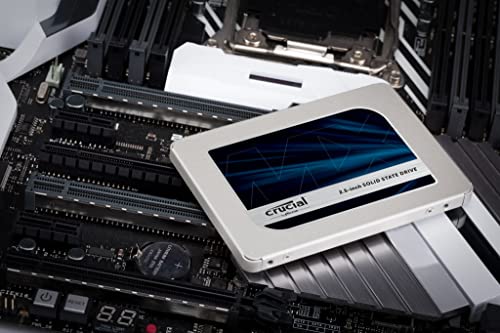 Crucial MX500 4TB 3D NAND SATA 2,5 Zoll Interne SSD, Bis zu 560 MB/s - CT4000MX500SSD1