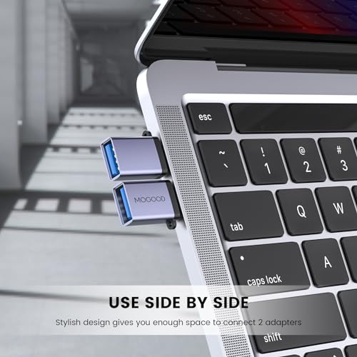 MOGOOD USB-C auf USB 3.0 Adapter, 5Gbps, OTG, Typ-C, MacBook, Chromebook