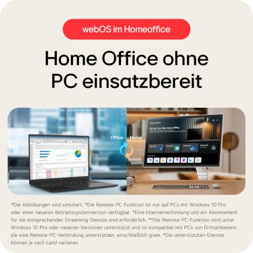 LG Smart Monitor Swing 32U889SA-W 32 Zoll 4K UHD IPS Touch Monitor, webOS 24, AirPlay, ThinQ, HDR10, 95% DCI-P3, rollbarer Standfuß, 1x USB-C (65W), 2X HDMI 2.0, Weiß