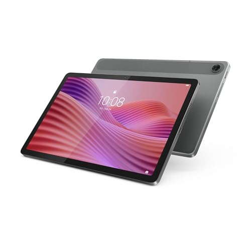Lenovo Tab Tablet, 25,6 cm (10,1 Zoll), 4G LTE WUXGA (MediaTek Helio G85, 4 GB RAM, 64 GB, 60 Hz, Wi-Fi 5, Bluetooth 5.3, Android 14), Mondgrau, inklusive transparenter Hülle