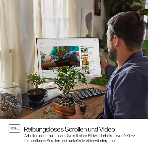 HP Series 5 527sa FHD IPS Monitor mit Lautsprechern | 68,6 cm (27 Zoll) | 100Hz | 1500:1 Kontrast | 99% sRGB | Dual-HDMI 1.4 | VGA | Audio-Aus-/Eingang | Entspiegelt | Neigbar | Nachhaltig | Weiß