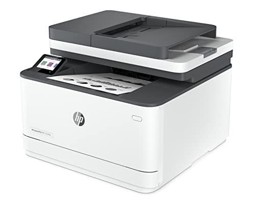 HP LaserJet Pro MFP 3102fdn Laserdrucker Schwarz-Weiß, Multifunktions-Laserdrucker, Automatischer Duplex, Hohe Druckgeschwindigkeiten, Ethernet, USB Hi-Speed, Fax, App, Wolf Pro Security