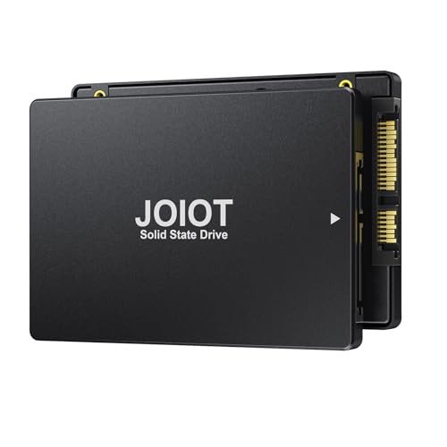 JOIOT Interne SSD 128 GB interne Festplatte, Bis 450 MB/s Lesen & 330 MB/s Schreiben, interne SSD 128 GB SATA III 2,5 Zoll Solid State Drive Interne kompatibel mit Laptop und Desktop-PC Schwarz