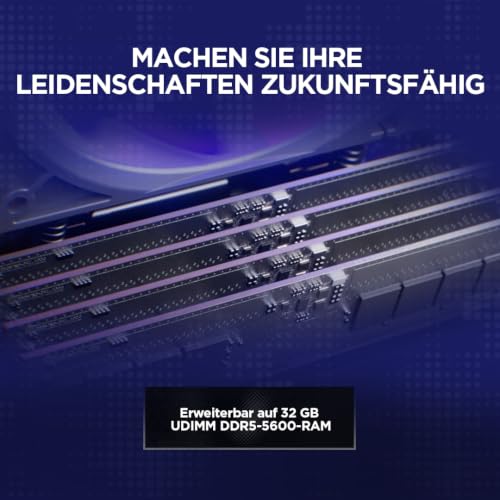 Lenovo Legion T5 Tower PC | Intel Ultra 7 | 32GB RAM | 1TB SSD | 30L | Gaming | Intel Core Ultra 7 270K Plus | 32GB RAM | 1TB SSD | NVIDIA GeForce RTX 5070 | Windows 11 | Schwarz