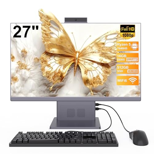 27 Zoll All-in-One Computer für ein effizientes Büro mit abnehmbarer Kamera