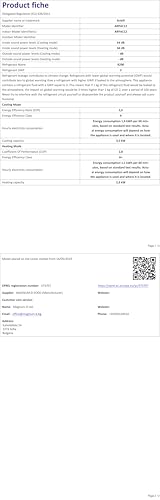 Arielli Mobiles Klimagerät ARPAC12 12000 BTU Weiß – Kühlung & Heizung, Fernbedienung Inklusive, R290, Energieeffizienz, Für Räume Bis Zu 30 m², Einfach Zu Installieren
