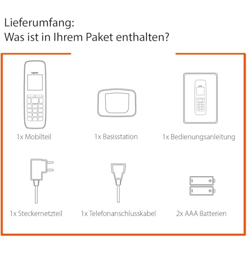 Gigaset C575 - Schnurloses DECT-Telefon - großes Farbdisplay mit moderner Benutzeroberfläche - Adressbuch für 200 Kontakte - Schutz vor unerwünschen Anrufen, schwarz [Deutsche Version]