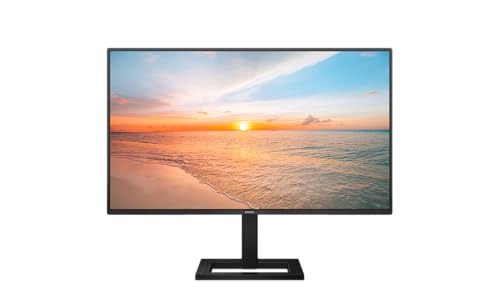 PHILIPS 27E1N1600AM - 27 Zoll Quad HD Monitor, Lautsprecher, höhenverstellbar (2560x1440, 100Hz, 1x HDMI 1.4, 1x USB-C (65W PD), USB Hub) schwarz