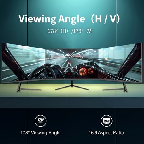 FeuVision 22 Zoll Monitor 100Hz, FHD 1080p PC Bildschirm, 99% sRGB