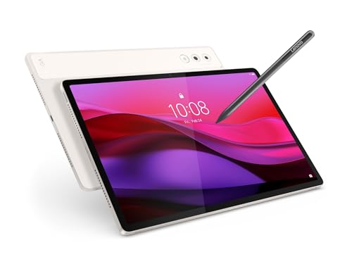 Lenovo Yoga Tab Plus Tablet AI 12,7" 16 GB 256 GB Android Seashell | 12.7 Zoll 3K Display | Qualcomm Snapdragon 8 | 16GB RAM | 256GB Speicher | Android 14 | WiFi7 + BT5.4 | Seashell | inkl.Stift