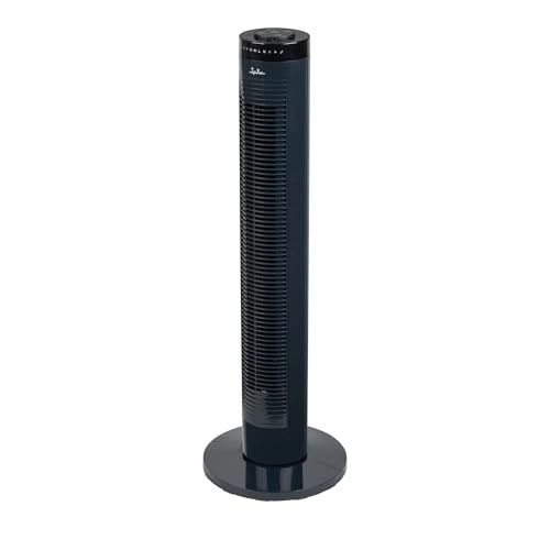 Jata JVVT3044 Leiser Turmventilator mit Fernbedienung, 81 cm, 45 W, Timer 7,5 h, Oszillation, 3 Geschwindigkeitsstufen, 3 Luftmodi, Ventilator für Schlafzimmer, Wohnzimmer und Büro