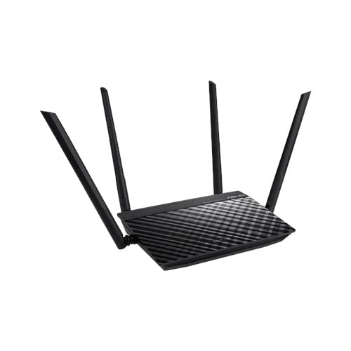 ASUS RT-AC1200 V2 Router (WiFi 5 AC1200 MIMO, 4x Fast Ethernet LAN, App Steuerung, DFS, IPv6)