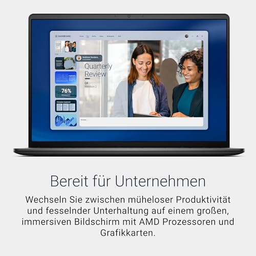 Dell 16 Laptop DC16255, AMD Ryzen 7 250, 16" 2K, Windows 11 Home, 16GB DDR5