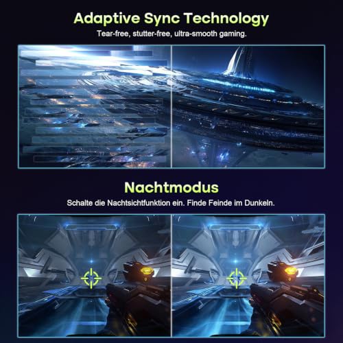Amzfast 34 Zoll Curved Gaming Monitor, 3440x1440 UWQHD, 240Hz, 1ms MPRT, 1500R VA Curved, 21:9, 3000:1 Kontrast, 450cd/m², 131% sRGB, Adaptive Sync, Pip/PBP, HDMI2.1&DP1.4, VESA100×100, AMZG34C8 Pro