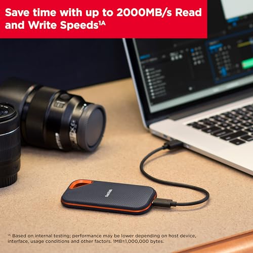 SanDisk Extreme PRO Portable SSD Externe SSD 1 TB & Extreme microSDXC UHS-I Speicherkarte 512 GB + Adapter