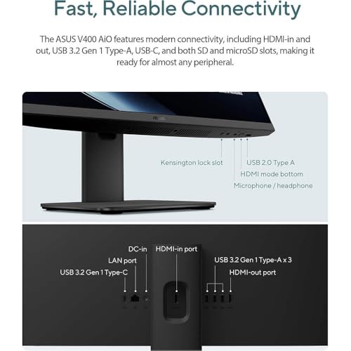ASUS V470 27 Zoll Touchscreen All-in-One Desktop FHD Anti-Glare Intel Core i5 13420H 16GB DDR5 1TB SSD Windows 11 Home Wired Keyboard Mouse 12 Monate CPS