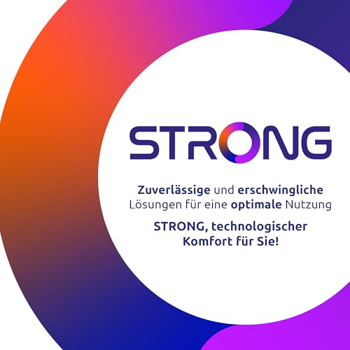 STRONG - Powerline 600 Triple Wi-Fi EU Set - 2 Powerline 600 Mbps + WLAN Adapter 300 Mbps, Fast-Internetzugang - integrierte Steckdose - 300 m Reichweite - Für alle Router - Hotspot + Ethernet - weiß