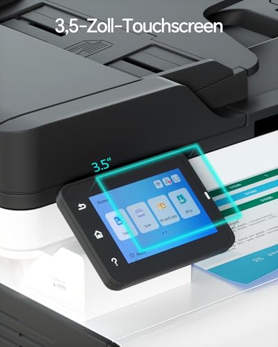 PANTUM CM2100ADW Farblaserdrucker Multifunktionsgerät, Drucker Scanner Kopierer 3in1 mit ADF, WLAN, Ethernet, USB, Automatischer Duplexdruck, 20ppm